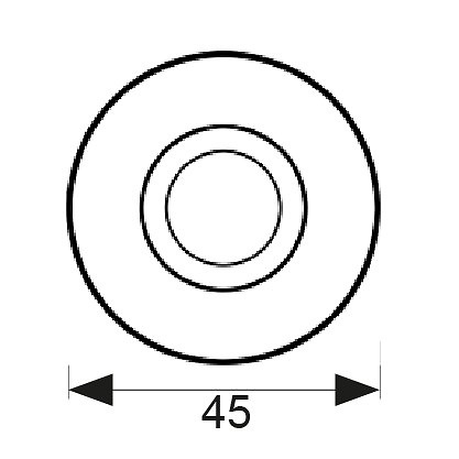 EMBELLECEDOR MIRILLA MR03 45mm 