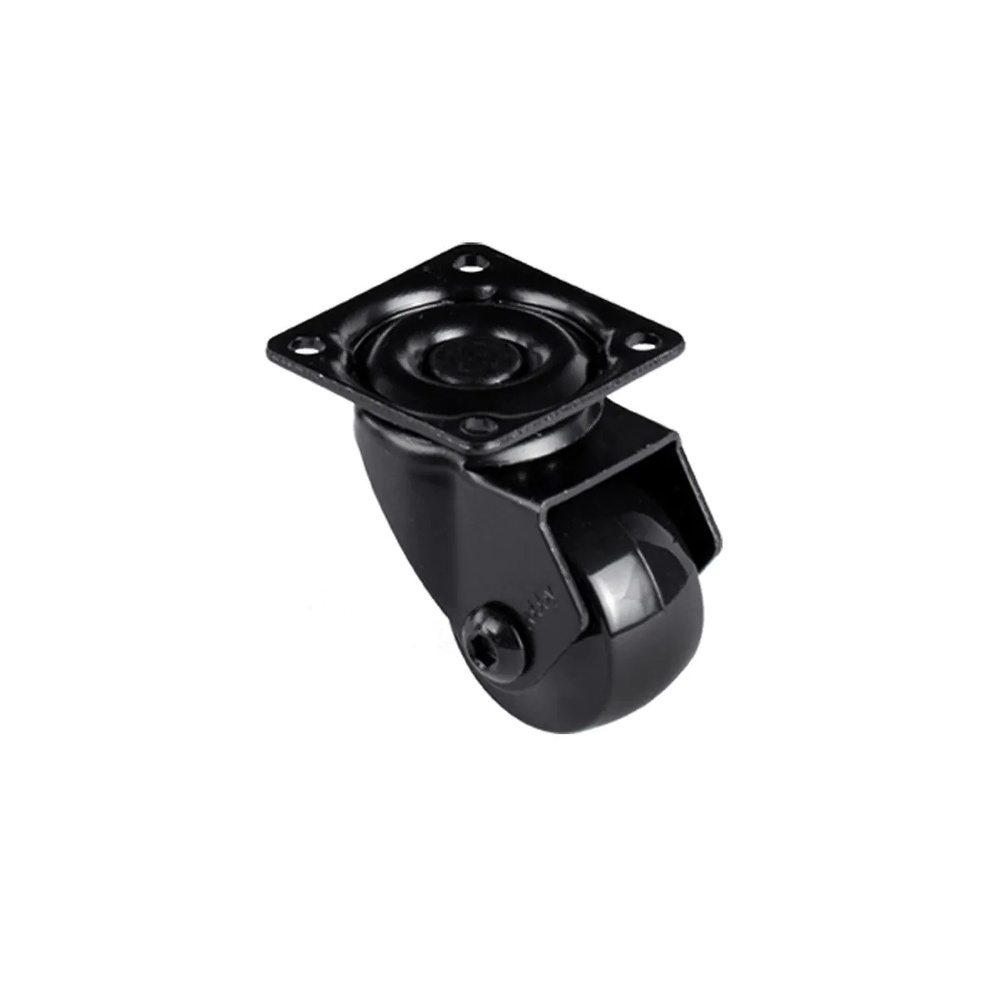 EMMA-3 RUEDAS DE PLETINA CON O SIN FRENO NEGRO 50,5 mm 42 x 42 mm 35 MM SIN FRENO 40 KG 40 KG 42 x 42 mm 50 MM 64 MM NEGRO SIN FRENO 60 x 60 mm 64 KG 75 mm 97 MM NEGRO SIN FRENO 