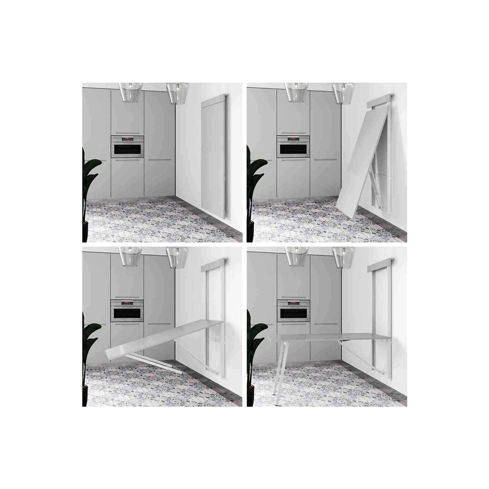 ESTRUCTURA PARA MESA AUXILIAR ABATIBLE SOBREPUESTA 