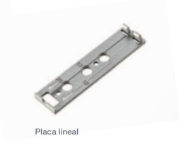 EXPULSOR PUSH LACHT IMAN CON SOPORTE LARGO NIQUELADO PLACA 