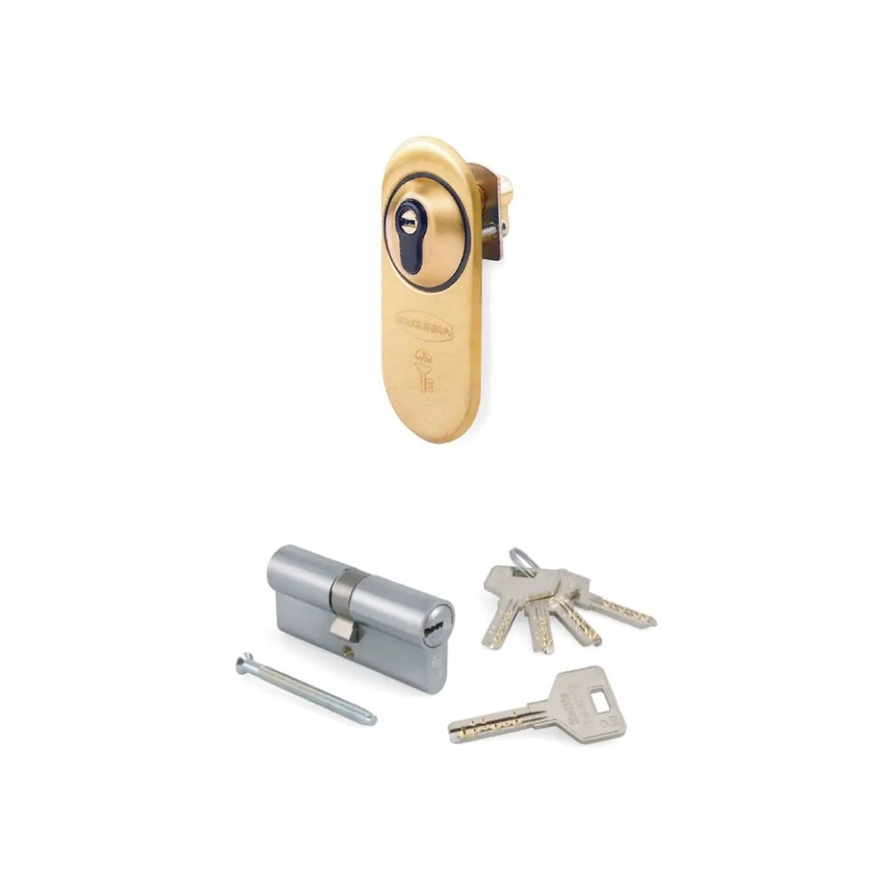 EZCURRA 2000B/Z3 CERRADURA LARGA DE SEGURIDAD EMBUTIDA DE 3 PUNTOS SIN VARILLAS 