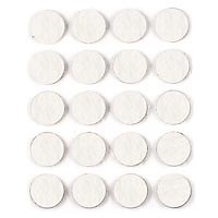 FIELTRO ADHESIVO DZ07 REDONDO BLANCO 3 20 3 MM 20 FIELTRO 1000 1 20 3 3 MM BLANCO FIELTRO 