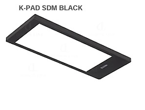 FOCO LED K-PAD LUZ HOMOGENEA INOX Y NEGRO ENCENDIDO PROX.Y REGULADOR LUMINICO A 24V 