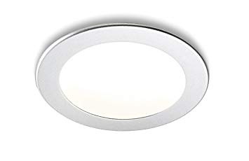FOCO LED SMALLY EMPOTRAR LUZ HOMOGENEA PLATA MATE Y NEGRO A 12V 