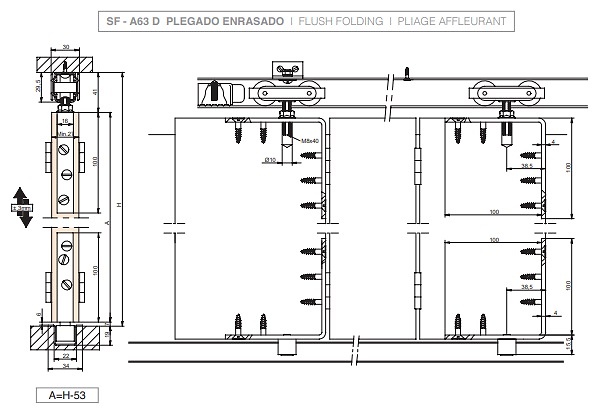 FOLD TIMBER PUERTAS DE PASO PLEGABLE 30 KG 