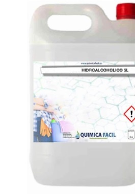 GEL HIDROALCOHOLICO 99,99% EFICACIA BIOCIDA ANTISEPTICO 5 LTR.+DOSIFICADOR GARRAFA 5 LITROS 