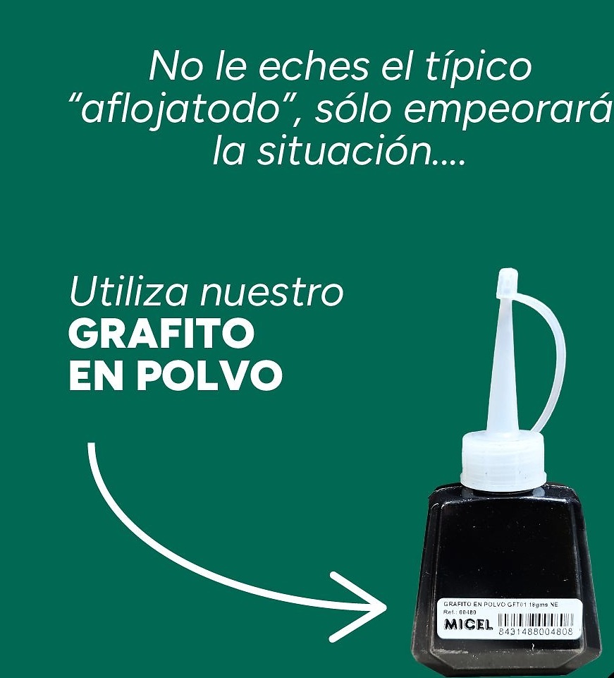 GRAFITO EN POLVO GFT01 18gms NEGRO 