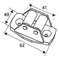 GUIA CINTA PERSIANA PLASTICO PR10 BLANCO 