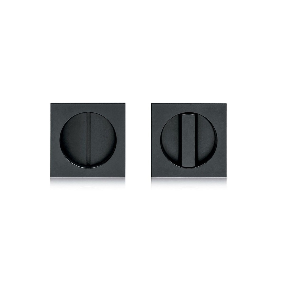 HOOKY ZERO CUADRADO KIT CERRADURA-MULETILLA-DEDAL PARA PUERTA CORREDERA 