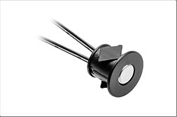 INTERRUPTOR TÁCTIL REGULABLE 12V 24W, NEGRO, FI 22 X 16 MM, PARA ORIFICIO DE FI18 