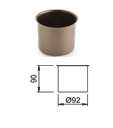 IO-D SISTEMA APLIQUE-ESPEJO BAÑO 230V BRONZE 90 mm 92MM VASO 