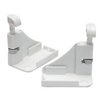 JUEGO ENGANCHE MOSQUITERA MQ01 BLANCO 60 30 52,5 NYLON 10 1 30 52,5 60 BLANCO NYLON 