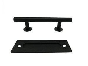 JUEGO MANILLON RECTO PCR01 180x25mm NEGRO 