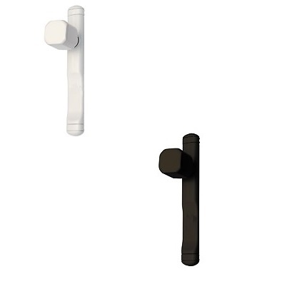 JUEGO POMO PLACA CIEGA 6844 ALUMINIO 