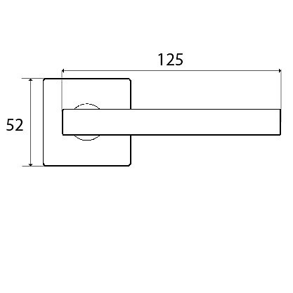 JUEGO ROSETA CUADRADA 656 ACERO INOX 
