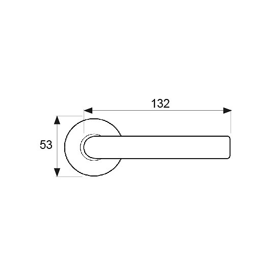 JUEGO ROSETA L CURVA 575 ACERO INOX 