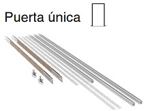 KIT BOXKEL LINE+TIMBER MARCO SIMPLE ANCHO 1000MM ALTURA 2300MM ANCHO 1200MM ALTURA 3000MM MARCO SIMPLE 