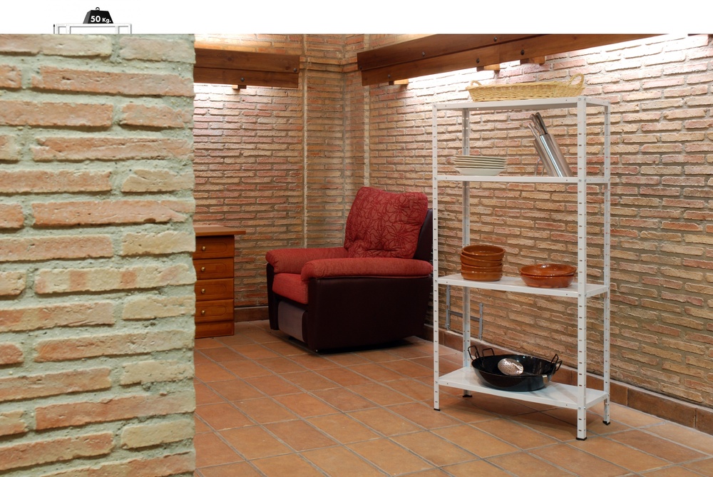 KIT CLASSIC ESTANTERIA BASIC ALTURA 1500/1700 MM ANCHO 750 MM 