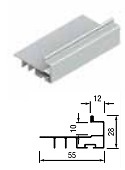 KIT PERFIL ARMARIO TERRA 75 KP-TR10V7 TABLERO 10MM 