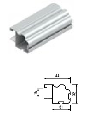 KIT PERFILES TIRADOR PARA ARMARIO EMPOTRADOS TERRA 85 KP-TR16ML PARA TABLERO 16MM 
