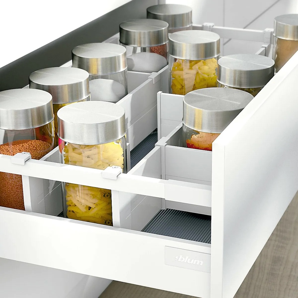 KIT PLETINA SEPARADORA TRANSVERSAL ORGA-LINE PARA CAJONES CACEROLEROS BLUM TANDEMBOX 
