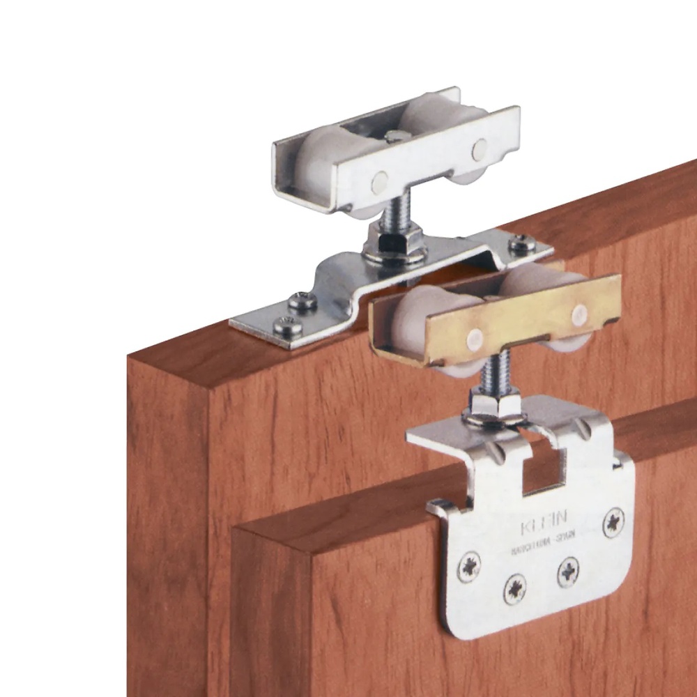 KLEIN GUÍA PARA PUERTAS CORREDERAS KLEIN NK 60/85 ZINCADO JGO ACCESORIOS 1 PTA 6000 MM NK 60 60 kg 6000 MM 85 kg JGO ACCESORIOS 1 PTA NK 85 ZINCADO 