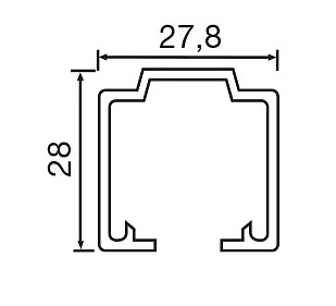 KLEIN SISTEMA SERIE NK-45/50 ALUMINIO GUIA 2 MTS 50 KG 3 MTS 50 KG ALUMINIO GUIA 3 MTS 50 KG ALUMINIO GUIA 