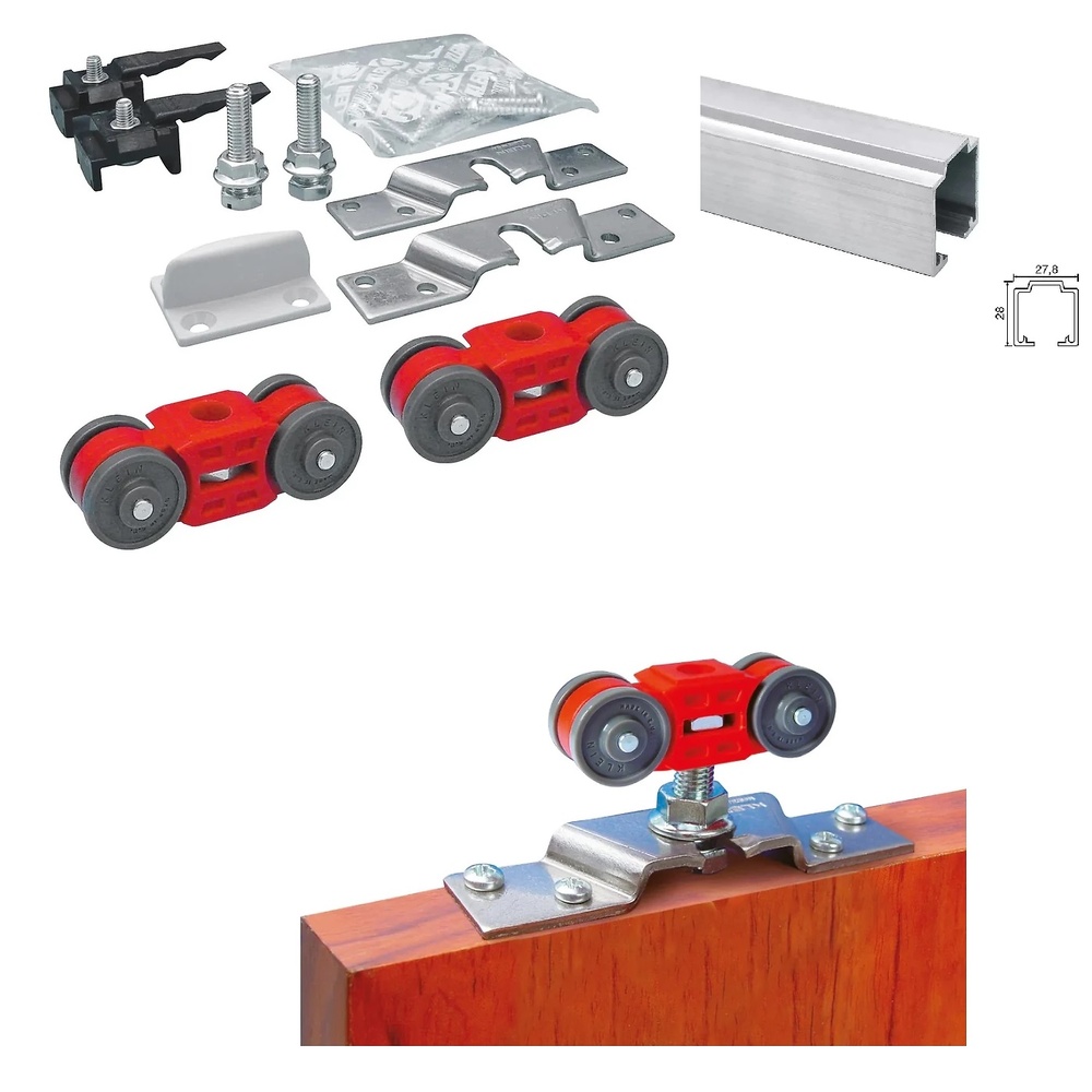 KLEIN SISTEMA SERIE NK-45/50 ALUMINIO KIT GUIA+ACCESORIO 1 PTA 1,8 MTS 50 KG 