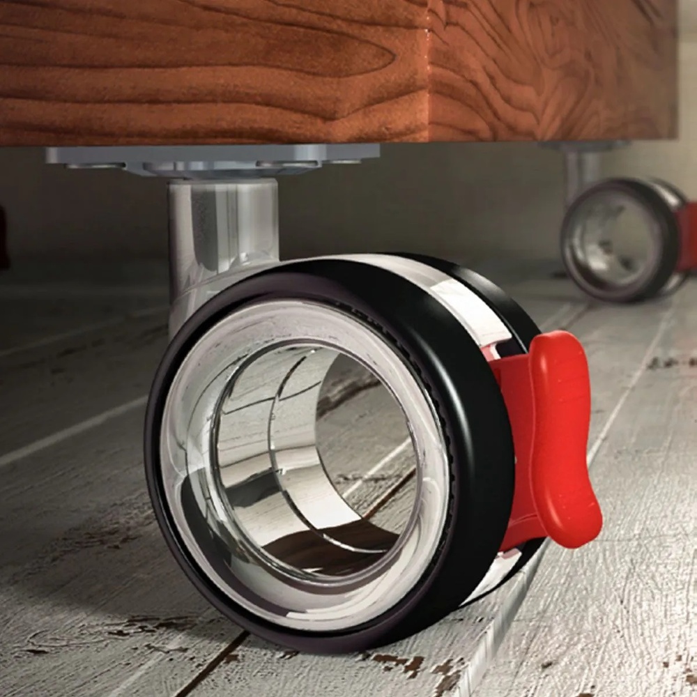 KOO EVO RUEDA DE PLETINA PARA MUEBLE CON O SIN FRENO 