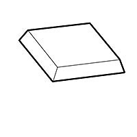 LAGRIMA ADHESIVA LGM05 10x10x2,5mm TRANSPARENTE 