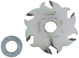 LAMELLO ACCESORIOS HERRAMIENTA CLASSIC X Y TOP 21 DISCO METAL DURO CON ARANDELA SEPARACION CLASSIC X F 100X4X22 MM Z6 3+3 CON DIENTES ALTERNOS SIN CUBO 
