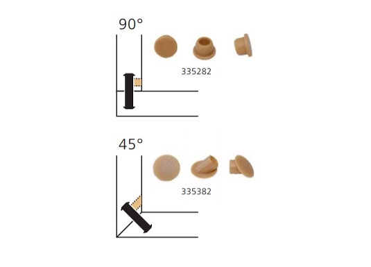LAMELLO TAPONES UNION CLAMEX 45º Y 90º 