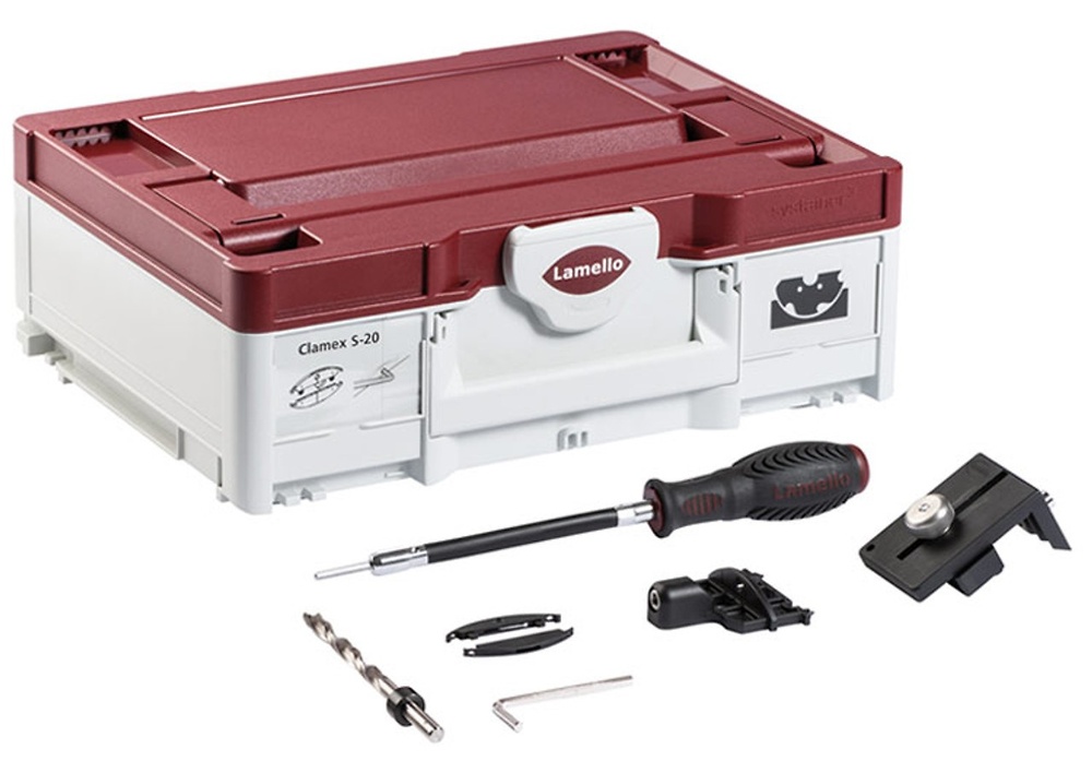 LAMELLO UNION CLAMEX S-20 Clamex S-20 set de inicio, en systainer3 M137 V FIBRA/PLASTICO S-20 
