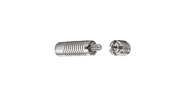 LAMELLO UNION INVISIBLE INVIS Mx2 20 PARES V ACERO SET Con tuerca Invis Mx2 de 30 mm, 