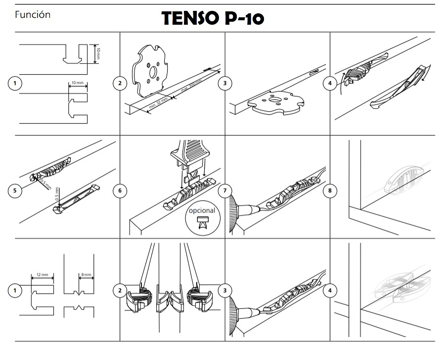 LAMELLO UNION TENSO P14 Y P10 