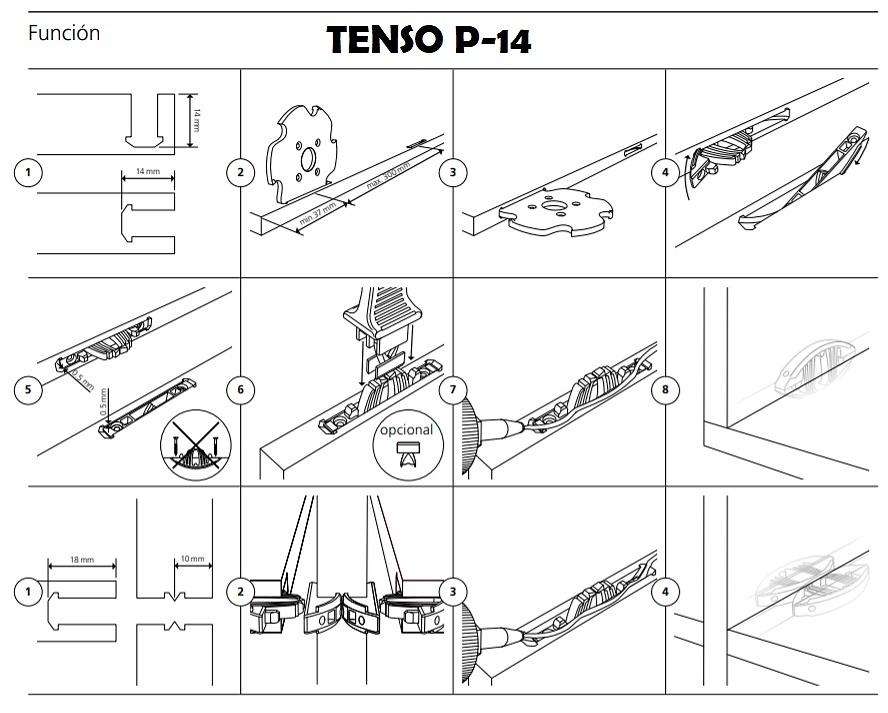 LAMELLO UNION TENSO P14 Y P10 