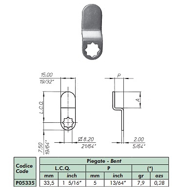 LEVA EXTRA MERONI P05335 PLEGADA 