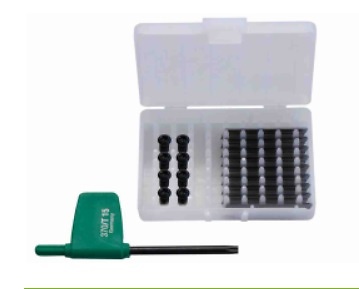 LIGNA TOOL CUCHILLAS REVERSIBLES SET 10 UNIDADES 