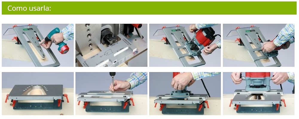 LIGNA TOOL PAQUETE INICIO LT120 PLANTILLA COLA MILANO 