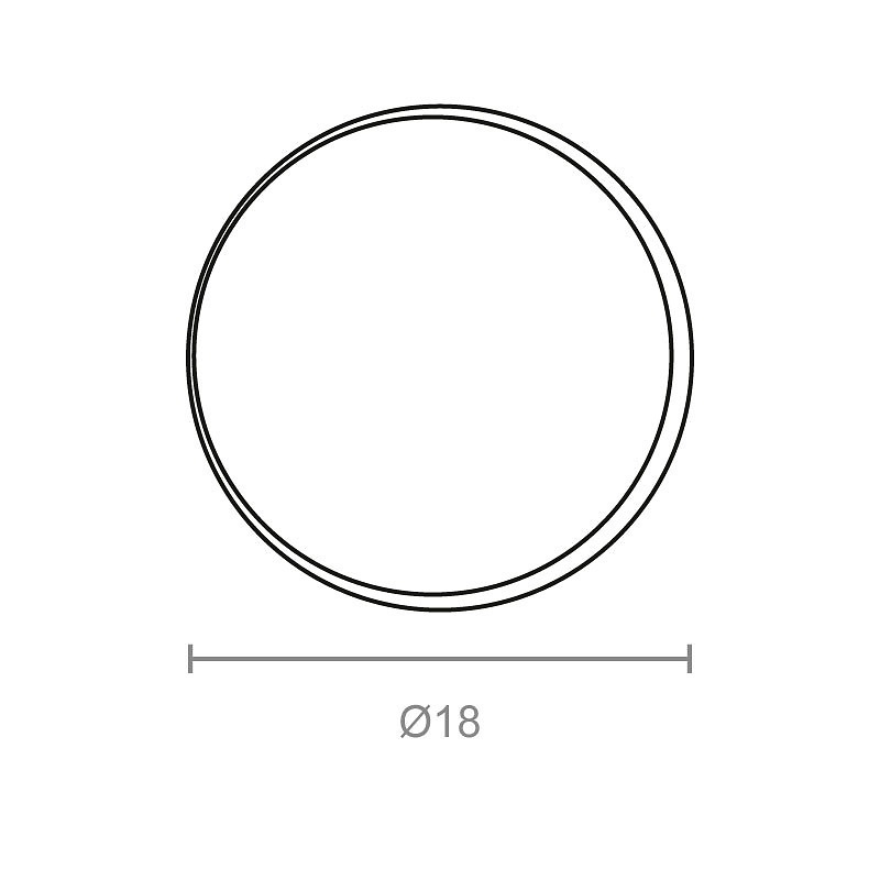 LLAVERO ANILLA CADENA CDN08 18mm CROMO BRILLO CROMO BRILLO 2 18 18 ACERO 100 