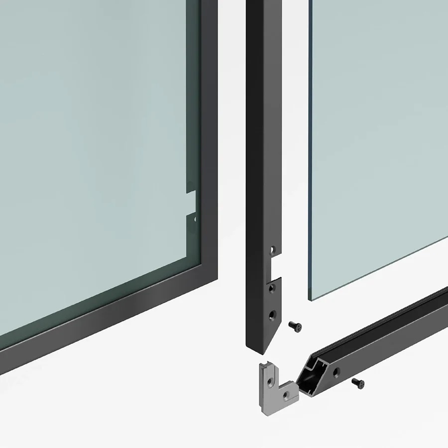 LOGIK KIT VITRINA ALUMINIO MECANIZADA 