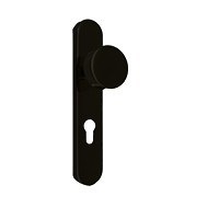 ⇒ Comprar Manivela puerta 00234 antipanico con bocallave acero/plastico  negro micel ▷ Más de 200 tiendas ✔️