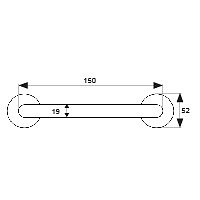 MANILLON ROSETA L CURVA 575 ACERO INOX DISTINTOS ACABADOS INOX 70 53 200 ACERO INOXIDABLE 1 