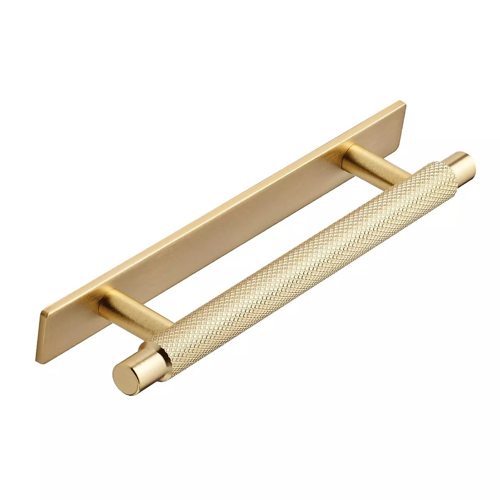 MANOR BACK TIRADOR ASA PLACA PATRÓN DIAMANTES GRABADO LATON BRILLO 39 MM 128 MM 190X14 MM CON PLACA 192 MM 254X14 MM 39 MM CON PLACA LATON BRILLO 