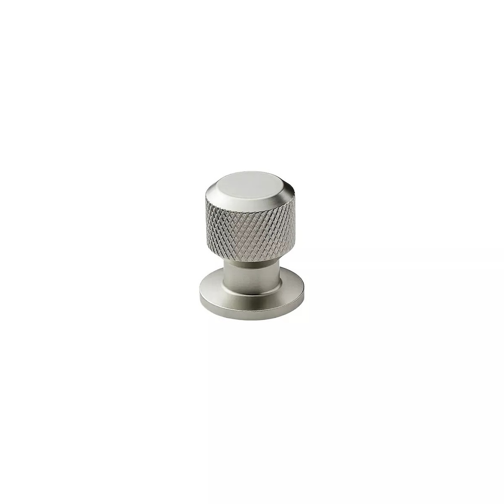 MANOR ROUND POMO PATRON DIAMANTES GRABADO EFECTO INOX MATE 35 MM ZINC 30 mm 