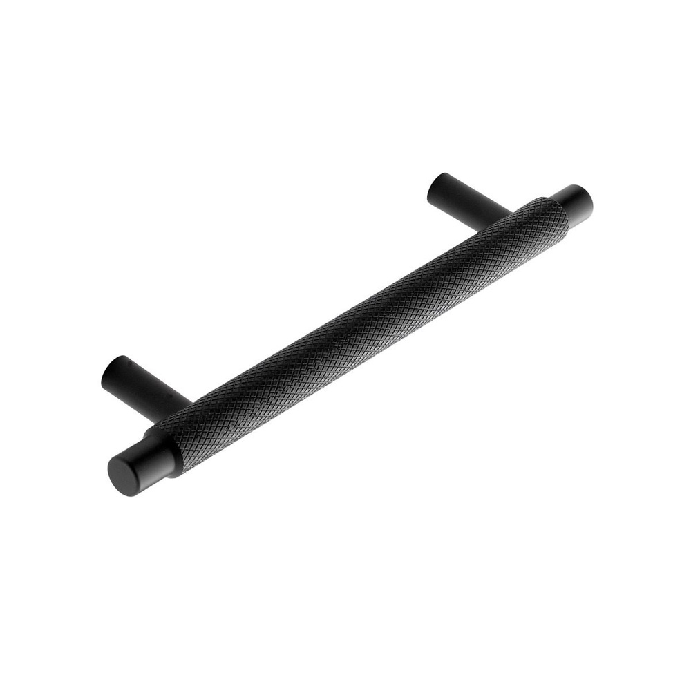 MANOR TIRADOR ASA PATRÓN DIAMANTES GRABADO NEGRO MATE 39 MM 128 MM ZINC 182X14 MM SIN PLACA 192 MM 246X14 MM 39 MM NEGRO MATE SIN PLACA ZINC 