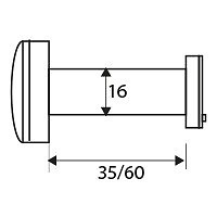 MIRILLA 16mm 180º MR2 35/60mm 
