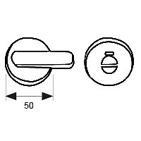 MULETILLA MINUSVALIDO CB11 50mm INOX 