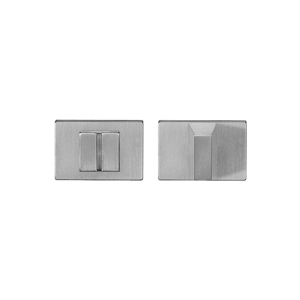 MULETILLA Y DESBLOQUEO RECTANGULAR MODELO TOTAL ZAMAK CROMO MATE 11 MM ZAMAK 52X52 MM 