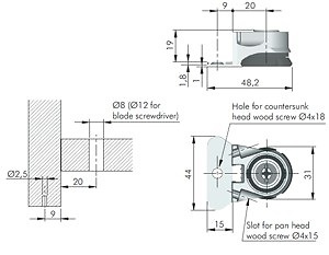NIVELADOR REGULABLE NV01 0-12mm ZAMAK 